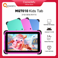 CWOWDEFU 7 "Tablet dziecięcy dla dzieci Android 11 2GB 32GB czterordzeniowy WIFI 6 Google Play D + Tablet dla dzieci z hebrajskimi dziećmi-wytrzymałe etui 1